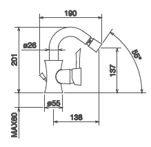 disegno tecnico La Torre Konvex